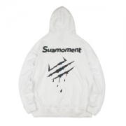 SuaMoment 抓痕镭射折翼天使帽衫