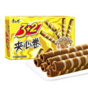 康师傅 3+2夹心卷饼干 奶咖味 55g