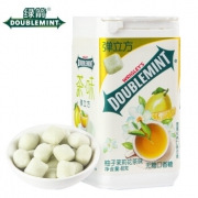 京喜APP:DOUBLEMINT 绿箭 口香糖弹立方柚子茉莉花茶味 40g单瓶装