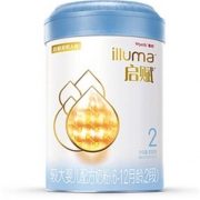 PLUS会员：illuma 启赋 蓝钻系列 较大婴儿奶粉 2段 810g