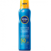 PLUS会员！NIVEA 妮维雅 冰爽透明防晒气雾 SPF50+ PA+++ 200ml