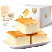 京东极速版:品诚如苏 纯蛋糕 云朵蛋糕 奶香原味 500g/盒