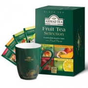 英国亚曼 AHMAD TEA 果味红茶 四口味组合装 百香果 柠檬 草莓 苹果 袋泡茶2g*20包