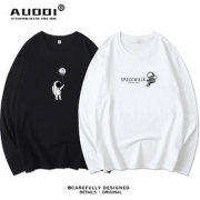 【AUOOI】纯棉情侣款长袖T恤
