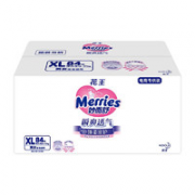 Merries 妙而舒 瞬爽透气系列 婴儿纸尿裤 XL84片