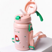 Face 儿童吸管保温杯 316不锈钢内胆 450ml