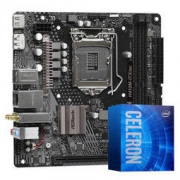 ASRock 华擎 H410M ITX/ac MINI-ITX主板（intel LGA1200、H410）+英特尔 套装