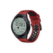 HUAWEI 华为 WATCH GT 2e 运动款 智能手表 46mm 黑色表壳 熔岩红橡胶表带