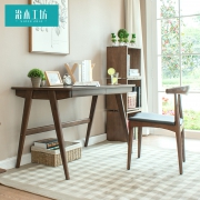 治木工坊  实木书桌  80*50*75cm  RS-XZZ-01
