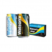 88VIP：Watsons 屈臣氏 混合口味苏打汽水(20罐原味+4罐盐味) 330ml*24罐 *2件
