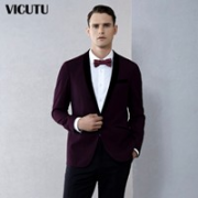 VICUTU 威可多 VRS15310960 男士纯羊毛西服外套