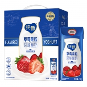 88VIP：蒙牛 纯甄草莓果粒风味酸奶 200g*10盒*3件