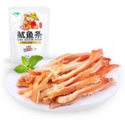 青岛特产 海边人 手撕鱿鱼丝 500g 碳烤风琴鱿鱼