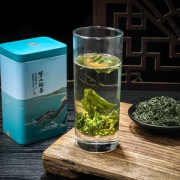 青岛崂山 21年新茶 雨前一级 云雾绿茶 250g*2罐 绿茶核心产区