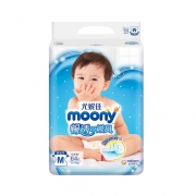 88VIP：moony 畅透微风系列 婴儿纸尿裤 M 64片*2件