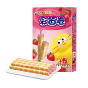 康师傅 彩笛卷饼干 草莓味 40g