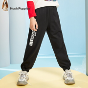 舒适透气！Hush Puppies 暇步士 儿童针织长裤