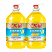 限地区、88VIP：金龙鱼 葵花籽食用植物调和油 5L*2桶