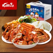 PLUS会员：KINGWUU 精武 鸭脖零食大礼包 500g*2件
