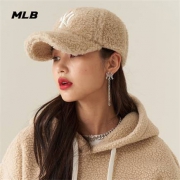 双11预售：MLB 棒球帽羊羔绒 保暖鸭舌帽秋冬新款CPDI