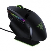 双11预售：RAZER 雷蛇 巴塞利斯蛇终极版 含充电底座 双模无线鼠标 20000DPI RGB 黑色