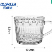 乐唯诗 复古浮雕牛奶杯 430ml
