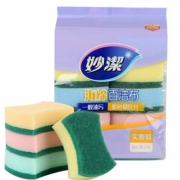 妙洁 抗菌海绵百洁布10片装