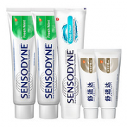 SENSODYNE 舒适达 抗敏感牙膏薄荷沁爽多效护理套装 440g