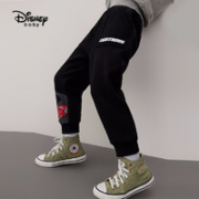 Disney 迪士尼 男童加绒运动长裤