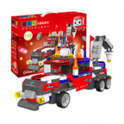 BLOKS 布鲁可积木 交通工具系列 61110 布布百变超级重型卡车