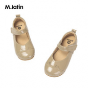 M.Latin 马拉丁 女童亮面小皮鞋
