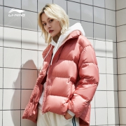 双11预售 ：LI-NING 李宁 AYMQ580 女士短款羽绒服