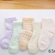 呼啦宝贝 儿童网眼短袜 5️双装