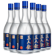 江小白 三人饮 46度清香型高粱酒 500ml*6瓶