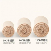 LangSha 浪莎 L3882  80D微透打底裤袜 3双装 适合15-25度
