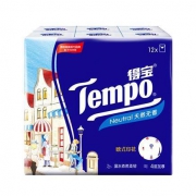 得宝 迷你印花纸手帕7片12包*3件
