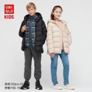 UNIQLO 优衣库 童装高级轻型羽绒连帽外套轻暖防水廓形442877