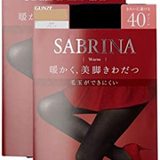 GUNZE郡是 Sabrina系列 40D 热感保暖裤袜2双装 L-LL码 SBW21