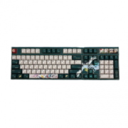 VARMILO 阿米洛 魅系列 问鹤 108键 有线机械键盘 绿色 国产红轴 无光