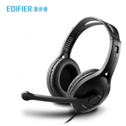 陪伴计划！EDIFIER 漫步者 K800 耳罩式头戴式有线耳机 黑色 3.5mm