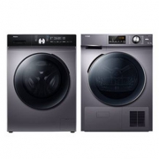 20点开始、双11预售：Haier 海尔 EG100MAX5S+GBN100-636 热泵式洗烘套装