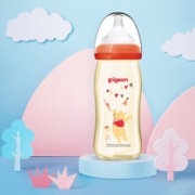 20点开始:贝亲(Pigeon) 奶瓶 PPSU奶瓶 240ml(维尼派对) AA163 自然实感L码*3件