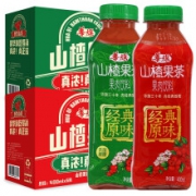 PLUS会员：华旗 山楂果肉饮料 红+绿组合 400ml*12瓶