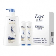 多芬 洗发乳700ml*2+润发精华素195ml*4 +送护发素195ml×2 滋养水润