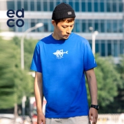 机能户外潮牌 艾德克EDCO 新西兰街头涂鸦印花 男纯棉T恤