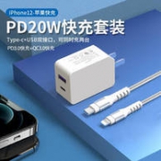 Gopala PD 20W 1C1A 双口充电器+2米快充线
