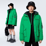 太平鸟 SUPERCHINA羽绒服 男女款两面穿