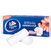 陪伴计划！Vinda 维达 蓝色经典 卷纸 4层78g**10卷 （112*146mm）