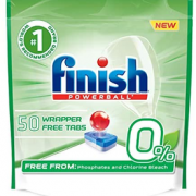 Finish 亮碟 0% 洗碗机专用洗涤块 50块 到手94.5元