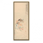 Artron 雅昌 梅兰芳国画｜原作版画《天女散花》80x31cm 纸本 流光金框
